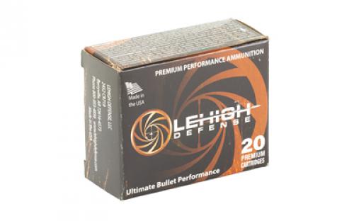 Lehigh Defense Xtreme Defense, 10MM, 115 Grain, XD FTM, 20 Round Box LA10-115-XD