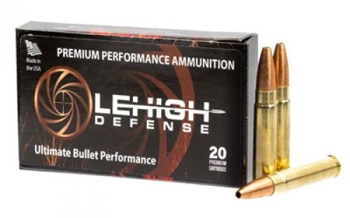 Lehigh Defense Controlled Chaos, .300 HAM'R, 125 Grain, Fracturing Tip FBHP, 20 Round Box LA300HMR-125-CC