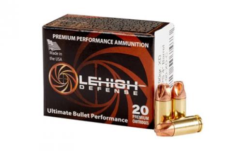 Lehigh Defense Xtreme Defense, 9MM, 90 Grain, XD FTM, 20 Round Box LA9-90-XD-C