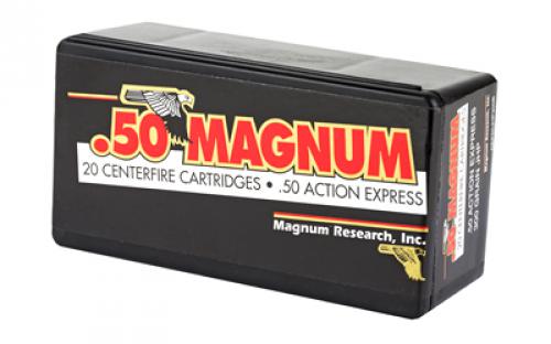 Magnum Research Blount, 50 Action Express, 300 Grain, Jacketed Hollow Point, 20 Round Box DEP50JHP300B