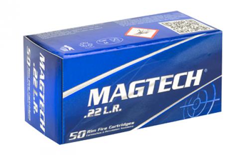 Magtech Rimfire, 22 LR, 40Gr, Lead Round Nose, 50 Rounds Per Box, 100 Boxes, 5000 Rounds Per Case 22B