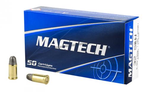 Magtech Sport Shooting, 32 S&W, 85 Grain, Lead Round Nose, 50 Round Box 32SWA