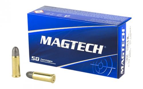 Magtech Sport Shooting, 32 S&W Long, 98 Grain, Lead Round Nose, 50 Round Box 32SWLA