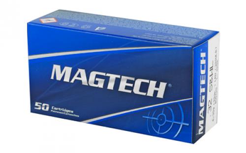 Magtech Sport Shooting, 32 S&W Long, 98 Grain, Lead Wadcutter, 50 Round Box 32SWLB