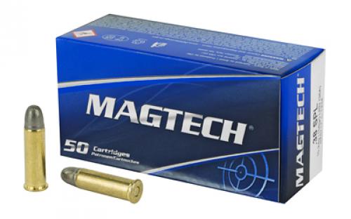 Magtech Sport Shooting, 38 Special, 158 Grain, Lead Round Nose, 50 Round Box 38A