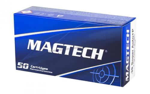 Magtech Sport Shooting, 38 Super, 130 Grain, Full Metal Case, 50 Round Box 38S