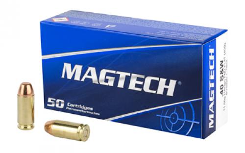 Magtech Sport Shooting, 40S&W, 180 Grain, Full Metal Case, 50 Round Box 40B