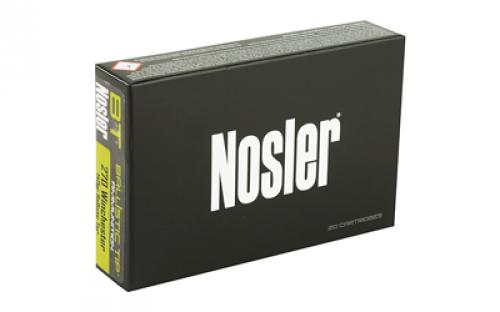 NOSLER Ballistic Tip Hunting, 270 Win, 140 Grain, Ballistic Tip, 20 Round Box 40055