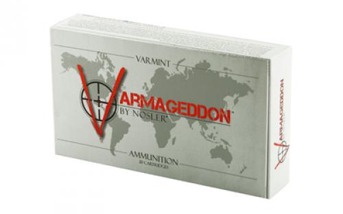 NOSLER Varmageddon, 308 Win, 110 Grain, Flat Base Tipped, 20 Round Box 40272