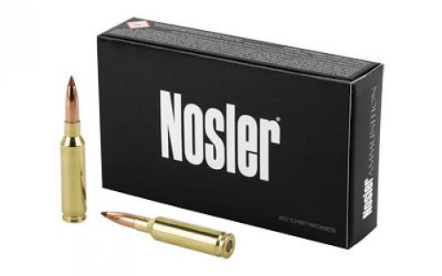 NOSLER Ballistic Tip Hunting, 6.5 Creedmoor, 120 Grain, Rifle Ammunition, 20 Round Box 42050