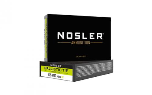 NOSLER 6.5 PRC, 140 Grain, Ballistic Tip, 20 Round Box 43457