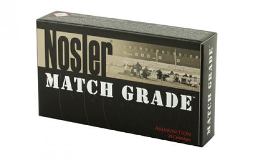 NOSLER Rifle, 308WIN, 168 Grain, Custom Competition, 20 Round Box 60054