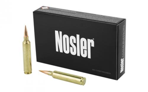 NOSLER RDF HPBT, 28 Nosler, 185 Grain, Rifle Ammunition, 20 Round Box 60141