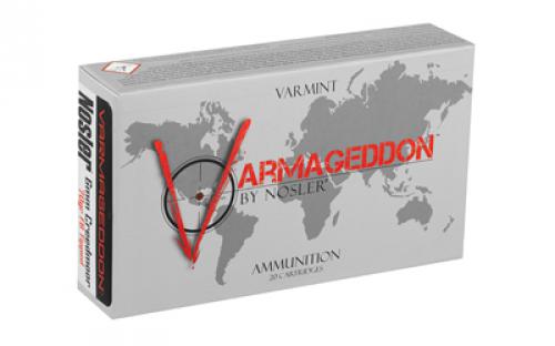 NOSLER Varmageddon, 6MM Creedmoor, 70 Grain, Flat Base Tipped, 20 Round Box 65170