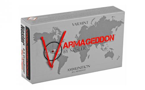 NOSLER Varmageddon, 6.5 Creedmoor, 90 Grain, Flat Base Tipped, 20 Round Box 65175