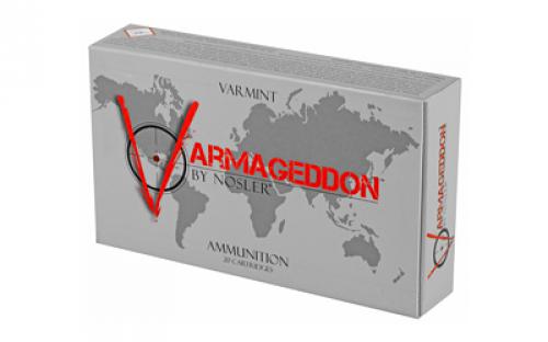 NOSLER Varmageddon, 6.5 Creedmoor, 90 Grain, Flat Base Tipped, 20 Round Box 65175