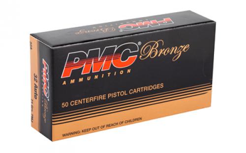 PMC Bronze, 32 ACP, 71 Grain, Full Metal Jacket, 50 Round Box 32A