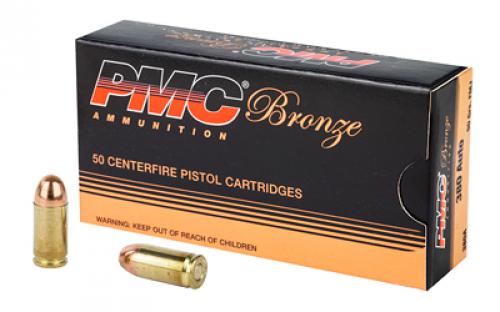 PMC Bronze 380ACP, 90 Grain Full Metal Jacket, 50 Round Box 380A