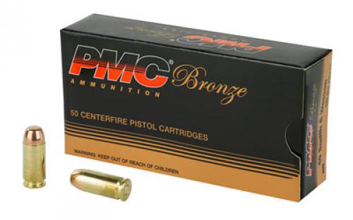 PMC Bronze, 40S&W, 165 Grain, Full Metal Jacket, 50 Round Box 40D