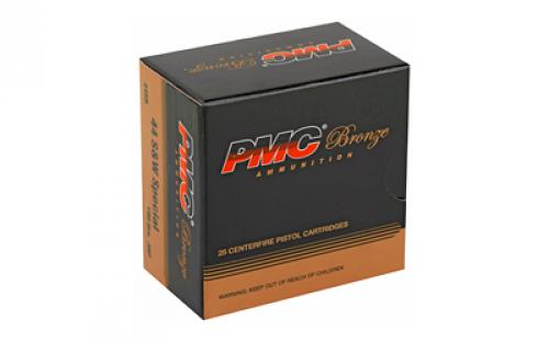 PMC Bronze, 44 Special, 180 Grain, Jacketed Hollow Point, 25 Round Box 44SB