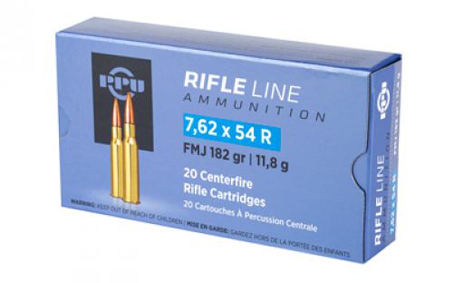 Prvi Partizan Rifle, 7.62X54R, 182 Grain, Full Metal Jacket, 20 Round Box PP76254F