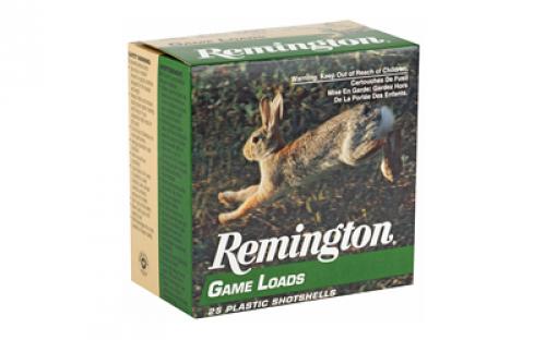 Remington Game Load, 12 Gauge, 2.75", #6, 3.25 Dr, 1 oz., 25 Round Box 20028