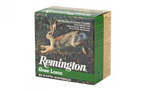 Remington Game Load, 12 Gauge, 2.75", #6, 3.25 Dr, 1 oz., 25 Round Box 20028