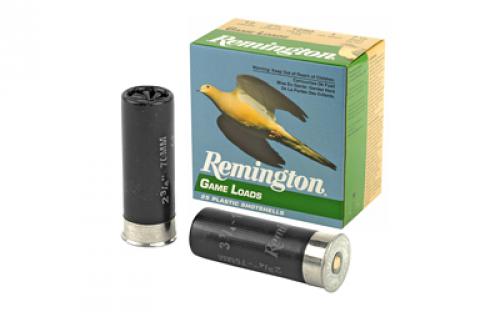 Remington Game Load, 12 Gauge, 2.75, #7.5, 3.25 Dr, 1 oz., 25 Round Box 20030