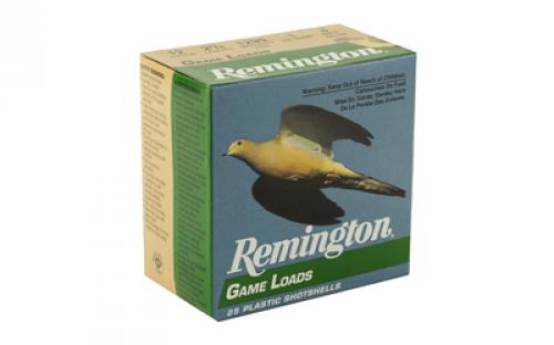 Remington Game Load, 12 Gauge, 2.75", #8, 3.25 Dr, 1 oz., 25 Round Box 20032