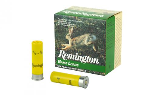 Remington Game Load, 20 Gauge, 2.75, #6, 3.25 Dr, 7/8 oz., 25 Round Box 20040