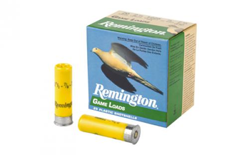 Remington Game Load, 20 Gauge, 2.75, #7.5, 3.25 Dr, 1 oz., 25 Round Box R20042