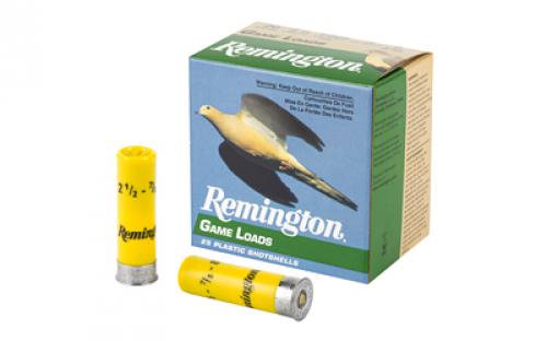 Remington Game Load, 20 Gauge, 2.75, #8, 3.25 Dr, 1 oz., 25 Round Box 20044