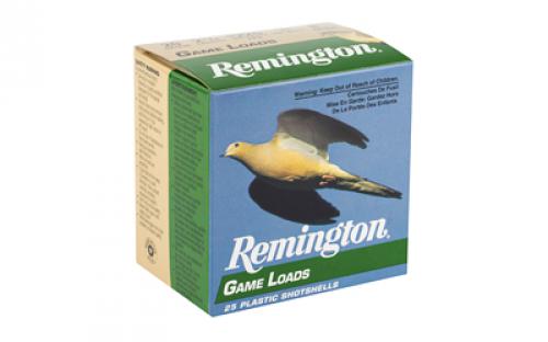 Remington Game Load, 20 Gauge, 2.75", #8, 3.25 Dr, 1 oz., 25 Round Box 20044