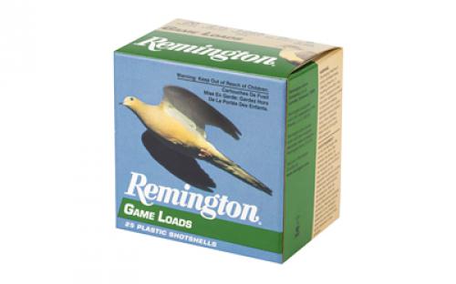 Remington Game Load, 20 Gauge, 2.75", #8, 3.25 Dr, 1 oz., 25 Round Box 20044