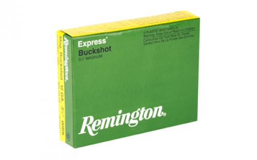 Remington Express, 12 Gauge, 3.5", 00 Buck, Max Dram, Buckshot, 18 Pellets, 5 Round Box 20280