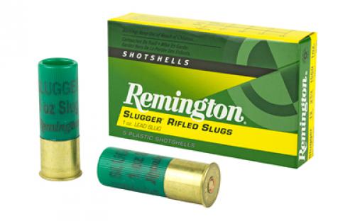 Remington Slugger, 12 Gauge, 2.75, 1oz, Rifled Slug, 5 Round Box 20300