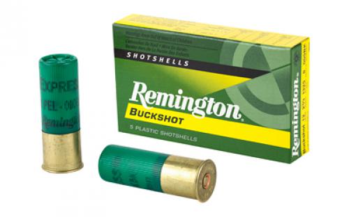 Remington Express, 12 Gauge, 2.75, 000 Buck, 3 Dram, Buckshot, 10 Pellets, 5 Round Box 20406