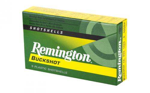 Remington Express, 12 Gauge, 2.75", 000 Buck, 3 Dram, Buckshot, 10 Pellets, 5 Round Box 20406