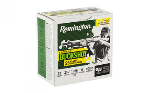 Remington Express, 12 Gauge, 2.75", 00 Buck, 25 Round Box 20411