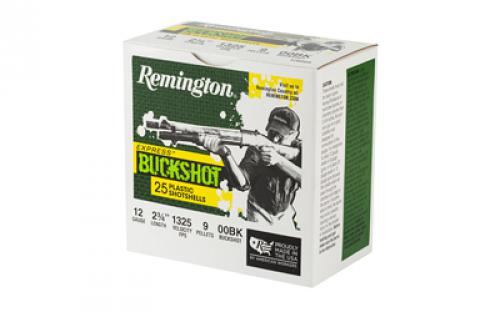 Remington Express, 12 Gauge, 2.75", 00 Buck, 25 Round Box 20411