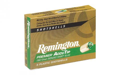 Remington AccuTip, 20 Gauge 2.75, 260 Grain, Sabot Slug, 5 Round Box 20496