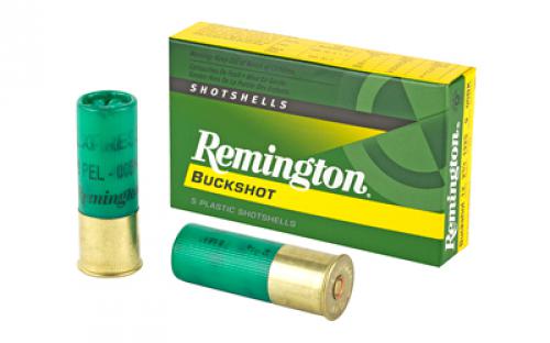 Remington Express, 12 Gauge, 2.75, 00 Buck, 4 Dram, Buckshot, 9 Pellets, 5 Round Box 20620