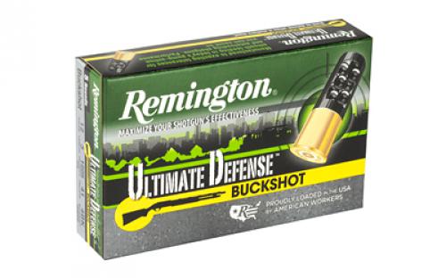 Remington Ultimate Defense, 12 Gauge 3", #4 Shotshell, 41 Pellets, 5 Round Box 20639