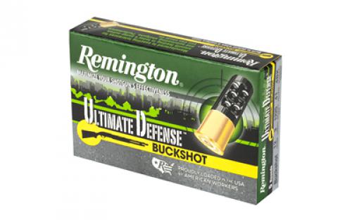 Remington Ultimate Defense, 12 Gauge 3", #4 Shotshell, 41 Pellets, 5 Round Box 20639