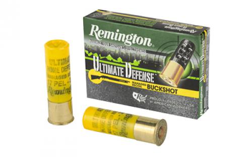 Remington Ultimate Defense, 20 Gauge 2.75, #3 Shotshell, 17 Pellets, 5 Round Box 20681