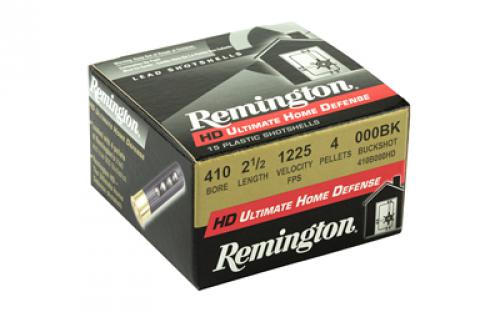 Remington Ultra HD, 410 Gauge, 2.5", 000 Buck, 15 Round Box 20697