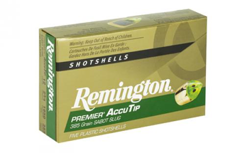 Remington AccuTip, 12 Gauge, 2.75", 385 Grain, Sabot Slug, 5 Round Box 20727