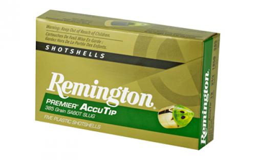 Remington AccuTip, 12 Gauge, 2.75", 385 Grain, Sabot Slug, 5 Round Box 20727