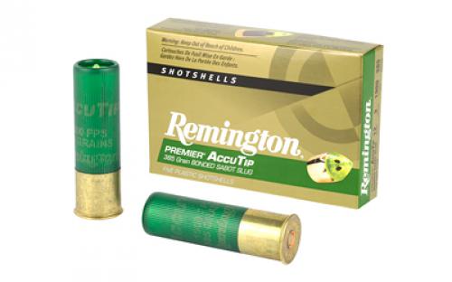 Remington AccuTip, 12 Gauge, 3, 385 Grain, Sabot Slug, 5 Round Box 20731