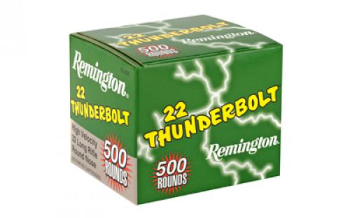 Remington Thunderbolt, 22LR, 40 Grain, Round Nose Hi-Velocity, 500 Rounds 21241